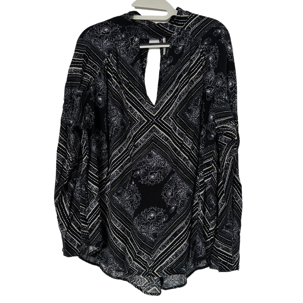 Free People Womens Walking On A Dream Oversized Tunic Top Size S‎